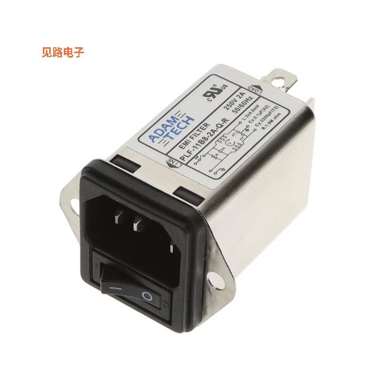PLF-11B8-2A-Q-R -原装[LINE FLTR 115/250VAC 2A PANEL单相