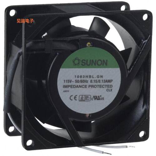SF11580A-1083HSL.GN -[全新FAN AXIAL 80X38MM 115VAC WIRE]