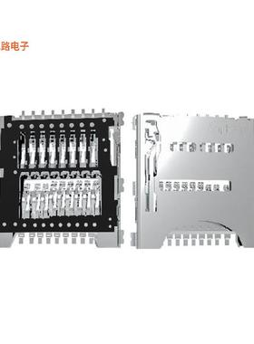 10102166A812A -原装[CONN MICROSD CARD R/A SMDmicroSD