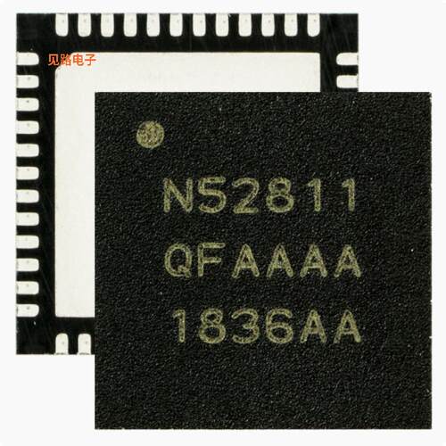 NRF52832-QFAB-G-R -原装[IC RF TXRX+MCU BLE 48QFN未验证