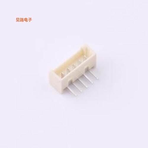 A125F1W1-2W5P41 -[MX1.25 1x5P 弯插弯插,P=1.25mm线对板针座