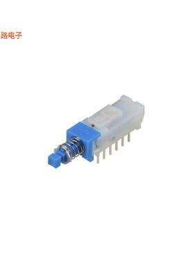 SPUJ193700 -原装[SWITCH PUSHBUTTON 4PDT .1A 30VDC通孔，直角