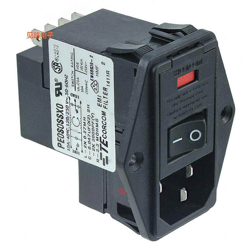 6-6609929-9 -原装[PWR ENT MOD RCPT IEC320-C14 PNLIEC