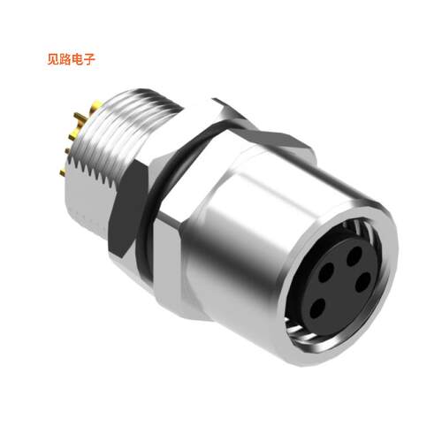 54-00297 -[全新M8 A-CODE 4POS RCPT PANEL MOUNT]