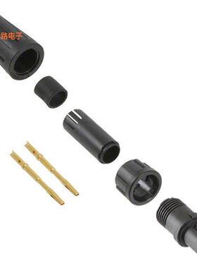 EN2C2F20G3 -原装[CONN PLUG FMALE 2POS GOLD CRIMP插头，母插口
