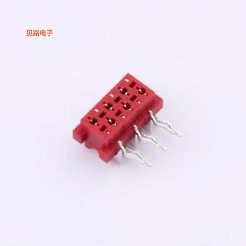 X9127WR-06A2-9TSNRE -[原装线对板针座弯插,P=1.27mm(交错脚)
