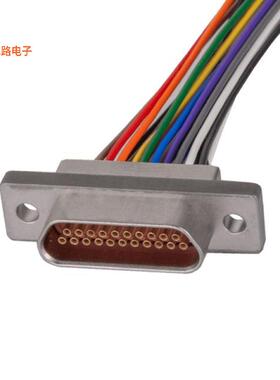 DCCM25PCBRPN-X2S -[全新CONN MICRO-D PLUG 25POS R/A SLDR]