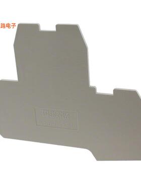 3001394 -[全新CONN TERM BLK END PLATE RAIL GRY]