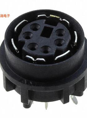 750327-2 -原装[CONN RCPT FMALE MINI DIN 6P SLD