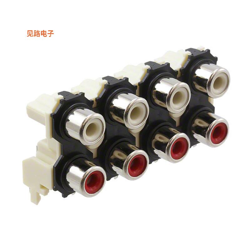 PJRAS4X2U01X -[全新CONN RCA JACK MONO 3.2MM R/A]