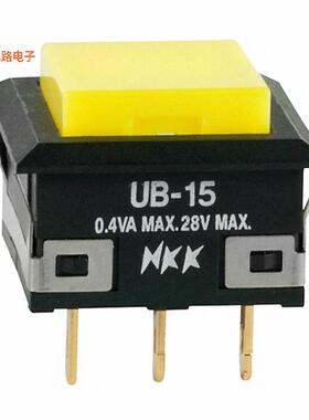 UB15KKG01N-E -原装[SWITCH PUSH SPDT 0.4VA 28V