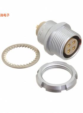 EEG.2B.304.CLL -[全新CONN RCPT FMALE 4P GOLD SLDR CUP]