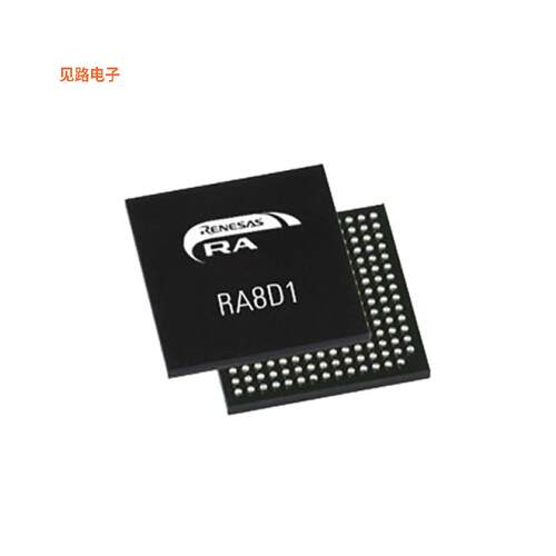 R7FA8D1AHECFC#BA0 -[全新MCU RA8 ARM CM85 400MHZ 2M/1M QF]