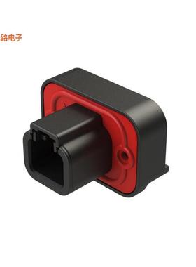 ATP13-2P-BM03BLK -原装[2 POSITION 90DEG PCB FLANGE MNT插座