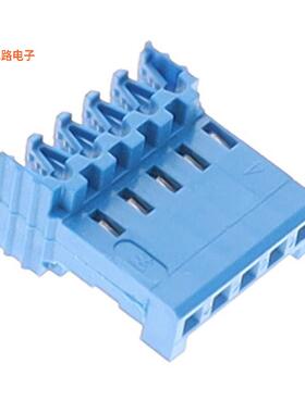 144271-5 -原装[CONN PLUG 5POS IDC 26AWG TIN插头