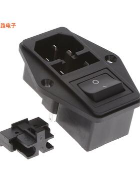 4304.6080 -原装[PWR ENT MOD RCPT IEC320-C14 PNLIEC 320-C14