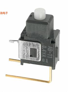 AB11CV1 -原装[SWITCH PUSH SPST-NO 0.4VA 28V通孔，直角，垂直