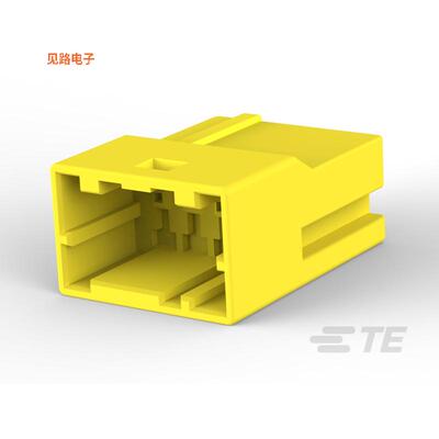3-1903393-4 -原装[GIC 2.5 W CAP HSG 4P YELLOW插座