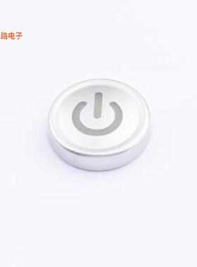 SC801AX1-12 -[全新外形 ABS,喷银灰色漆 φ10x2.6 带电源符号]