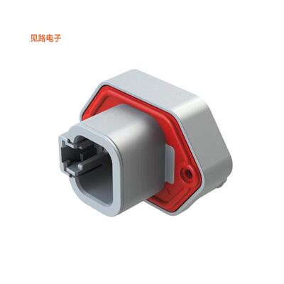 ATP13-4P-BM03GRY -原装[4 POSITION 90DEG PCB FLANGE MNT插座