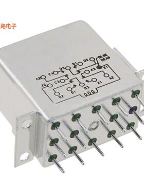 1-1617050-2 -原装[RELAY GEN PURPOSE 4PDT 2A 26.5V底座安装