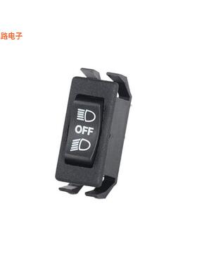 CRSP8A7M9 -原装[SWITCH ROCKER SPDT 20A 125V面板安装，卡入式