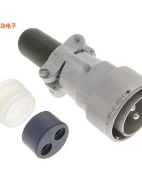 CA3106E24-9P-B-A241 -[全新CA-B 2C 2#4 PIN INLINE PLUG]