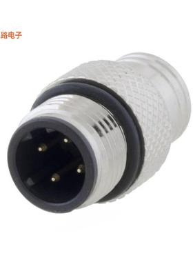 M124DM-MLD -原装[M12 4PIN D CODE SHIELD MALE MLD插头，公引脚