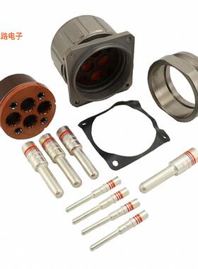 CL90558DT52412P -[全新CONN PLUG MALE 8POS GOLD CRIMP]