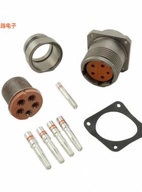 CL90555DT32413S -[全新CONN RCPT FMALE 5POS GOLD CRIMP]