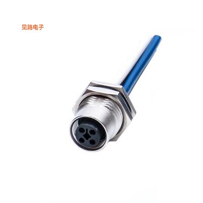 M12T-04PFFS-SF8B15 -[全新CONN RCPT FML 4P WIR LEAD 0.49']