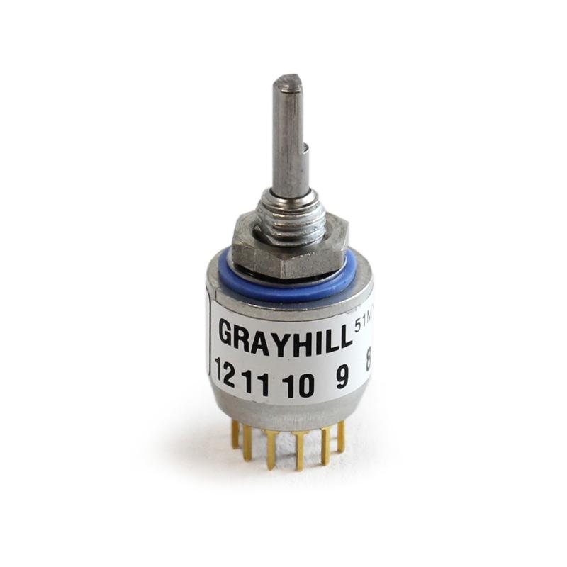 51A30-01-1-06N -[全新SWITCH ROTARY 6POS 150MA 115V]