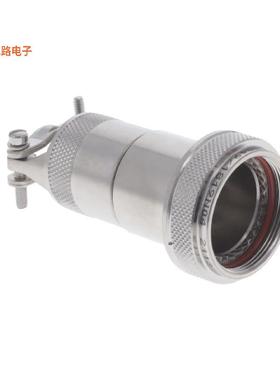 M85049/1819N04 -[全新CONN BACKSHELL W/CLMP SZ19 SILV]