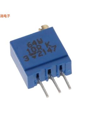 M64W100KB40 -原装[TRIMMER 10 OHM 0.5W PC PIN TOP10 Ohms