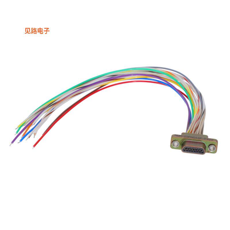 MDM-15PH016F-F222 -[全新CONN MICRO-D PLUG 15POS PNL MNT]