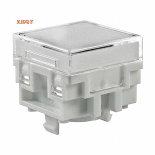 全新CAP WHT PUSHBUTTON CLEAR SQUARE AT4129JB