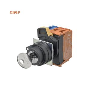 A22NK-2BL-01BA-G100 -[全新SWITCH KEYLCK 2POS SPST 10A 120V]