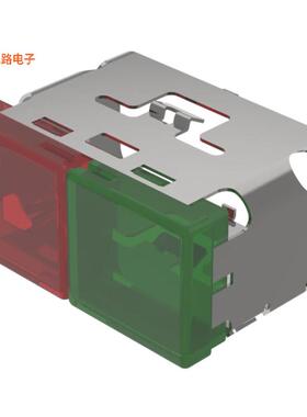 03-902.2/5 -[全新CAP PUSHBUTTON RECTANGLE G/R]