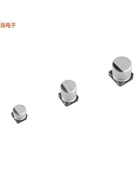 GXC1J330MCQ1GS -原装[CAP ALUM HYBRID 33UF 20% 63V SMD混合物