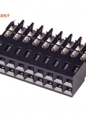 102398-7 -原装[CONN RCPT 18P IDC 22-26AWG GOLD插座