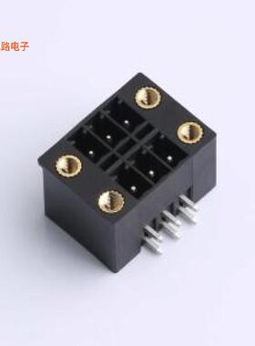 DB2ERHBM-3.5-2*3P-BK -[原装插拔式接线弯插,P=3.5mm