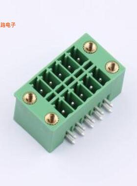 DB2ERHBM-3.5-2*5P-GN -[原装插拔式接线弯插,P=3.5mm