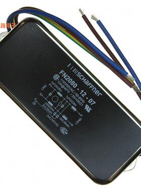 FN2080-12-07 -原装[LINE FILTER 110V/250VAC 12A CHAS单相
