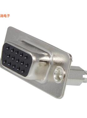 K86X-ED-15S-BR -[全新CONN D-SUB HD RCPT 15P VERT SLDR]