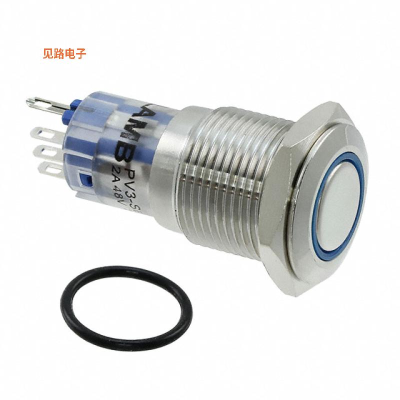 PV3WF2B0SSG-341 -原装[SWITCH PUSHBUTTON SPDT 2A