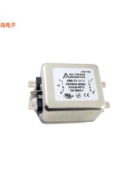 AMI-21-20-6 -原装[LINE FILTER 250VAC 20A CHASS MNT单相