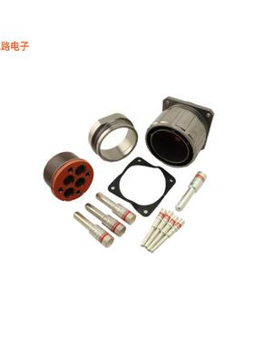 CL90558DT52413P -[全新CONN PLUG MALE 8POS GOLD CRIMP]