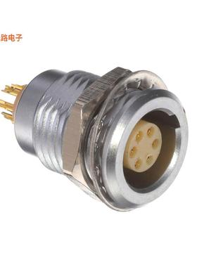 821B006-203RF01 -[全新CONN RCPT FMALE 6P GOLD SLDR CUP]