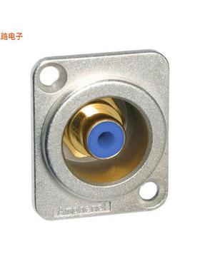 ACJD-BLU -[全新CONN RCA JACK CHASIS MOUNT BLUE]