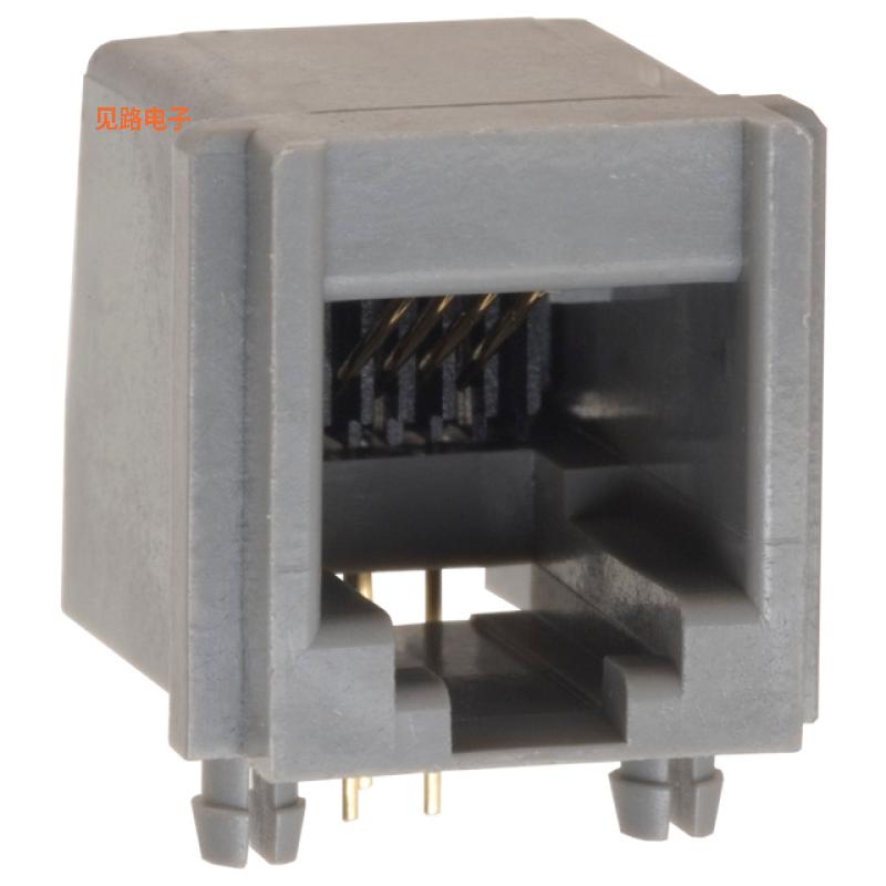 TM5RE1-64(20) -原装[CONN MOD JACK 6P4C R/A UNSHLD插孔